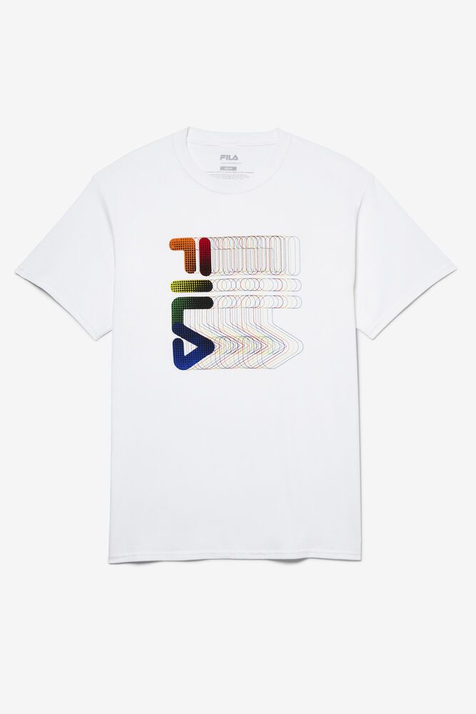 Fila Marathon T-Shirt White - Mens - 71089XOSE